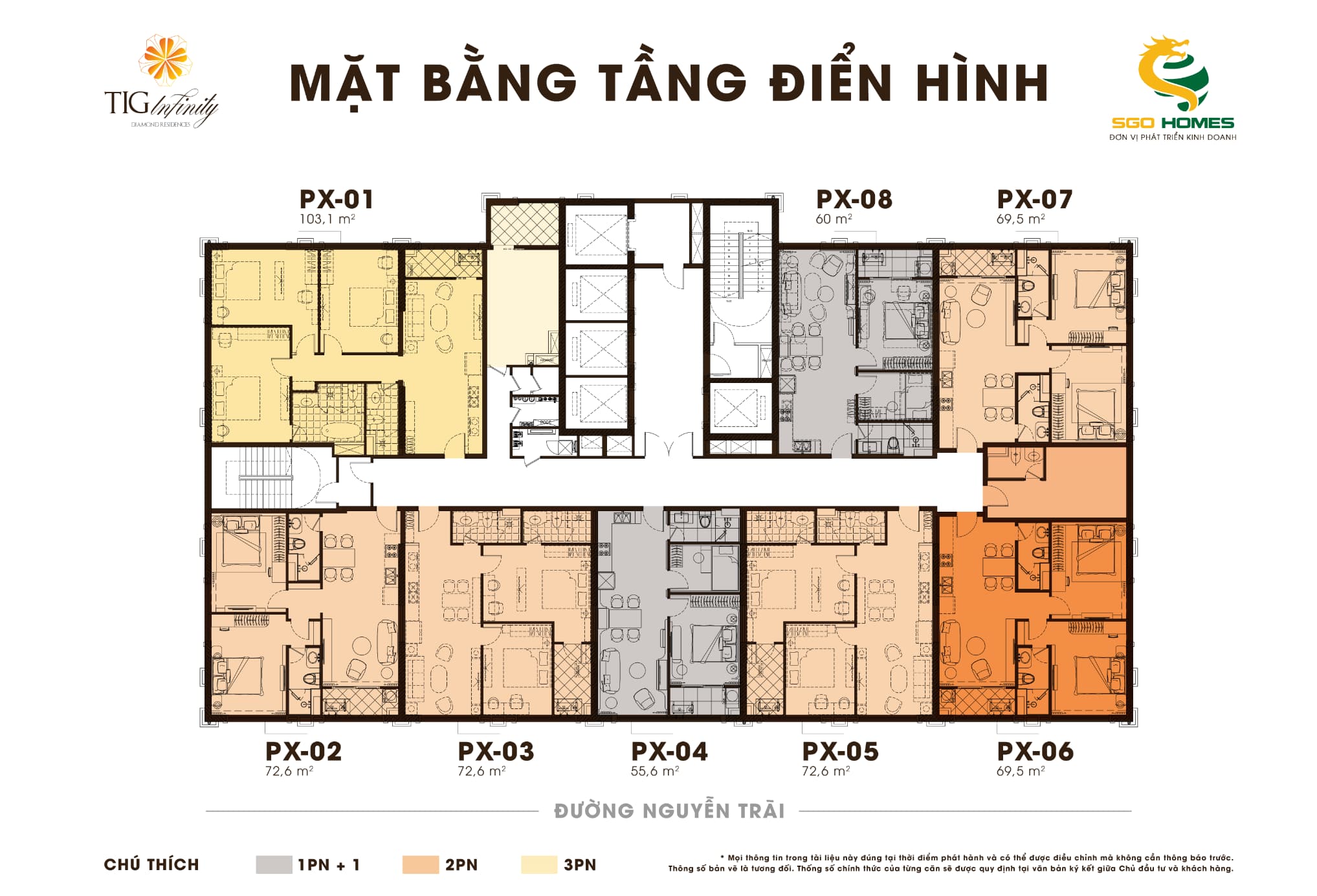 Mặt bằng Tig Infinity 108 Nguyễn Trãi 